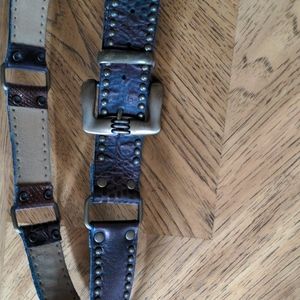 Leather belt